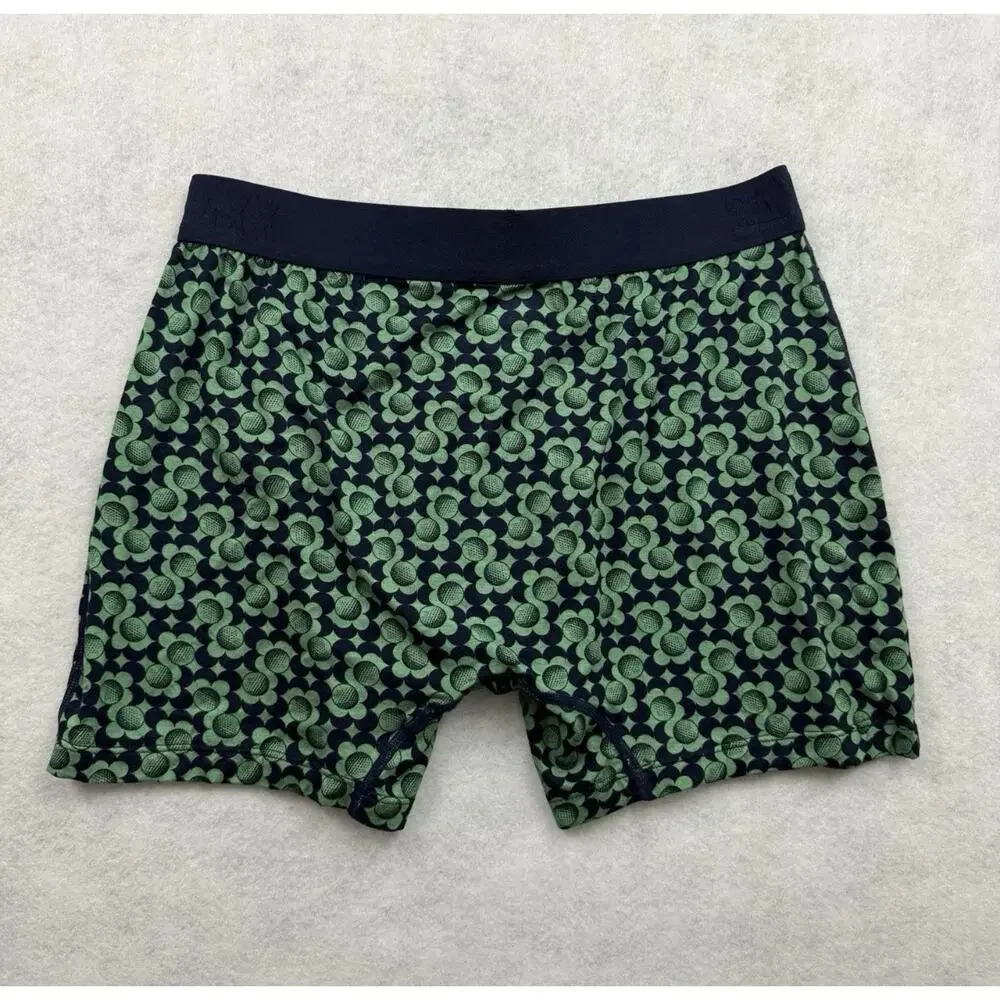 SAXX Boxer Briefs Men Small Green Golf Ball Print Ultra Super Soft NWT